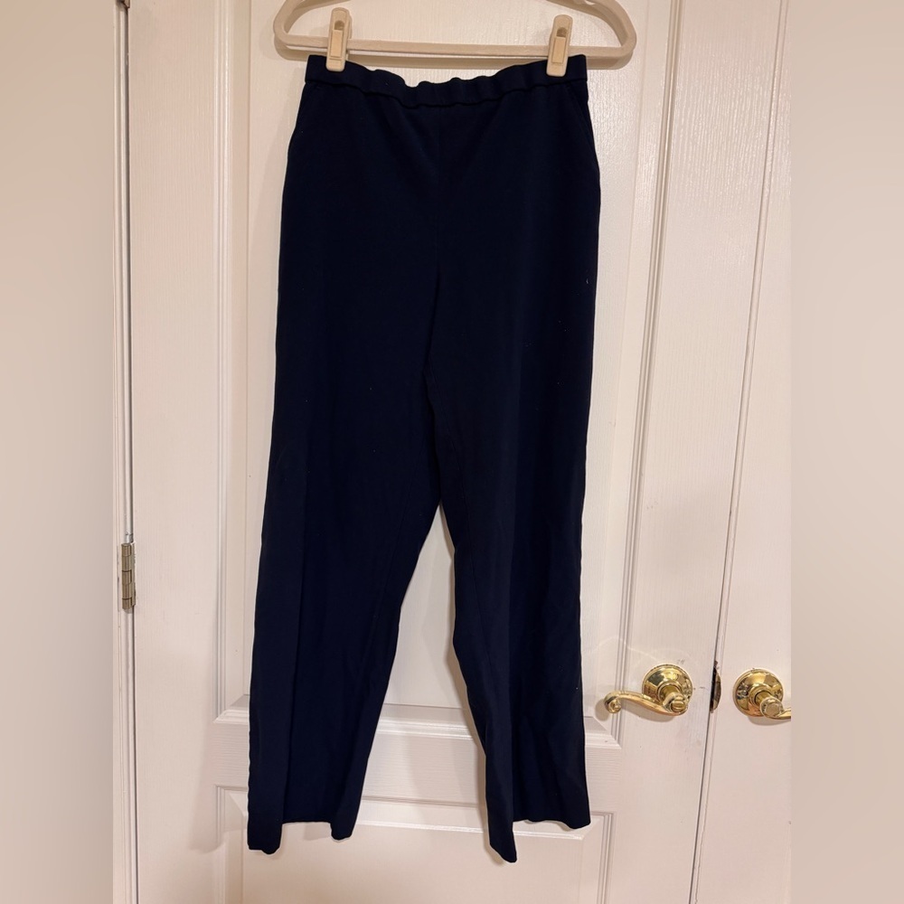 Briggs navy wide leg pants​​​​​